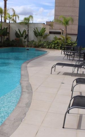 Apartamento para alugar com 45m², 1 quarto e 1 vaga Apartamento para alugar com 45m², 1 quarto e 1 vagaÁrea comum - Piscina