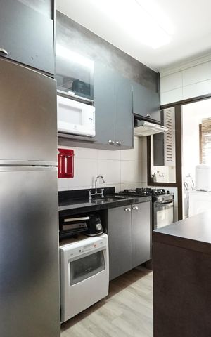 Apartamento à venda com 82m², 2 quartos e 2 vagasCozinha