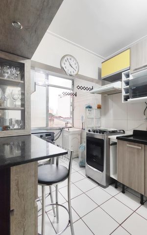 Apartamento à venda com 44m², 1 quarto e sem vaga Apartamento à venda com 44m², 1 quarto e sem vagaCozinha