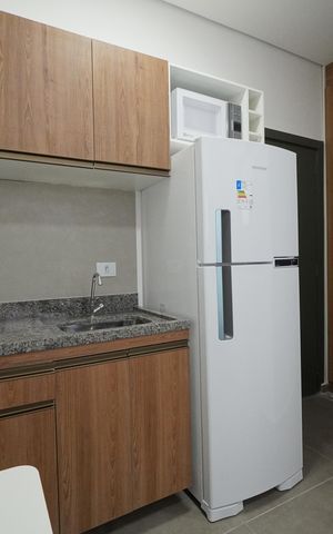 Studio para alugar com 18m², 1 quarto e sem vagaCozinha