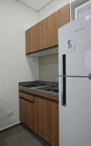 Studio para alugar com 18m², 1 quarto e sem vagaCozinha