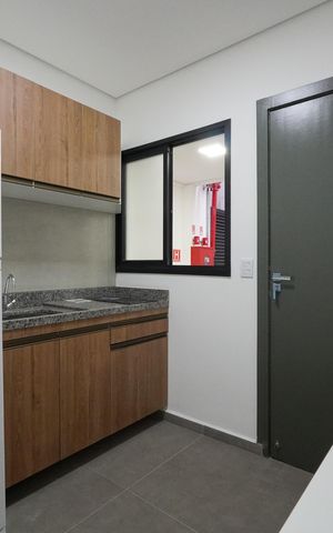 Studio para alugar com 24m², 1 quarto e sem vagaCozinha
