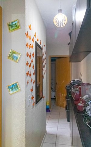 Apartamento à venda com 41m², 2 quartos e 1 vaga Apartamento à venda com 41m², 2 quartos e 1 vagaBanheiro Corredor