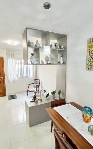 Casa de condomínio à venda com 102m², 2 quartos e 2 vagasSala/Cozinha