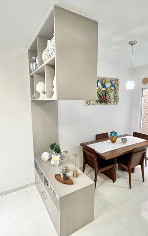 Casa de condomínio à venda com 102m², 2 quartos e 2 vagasSala/Cozinha