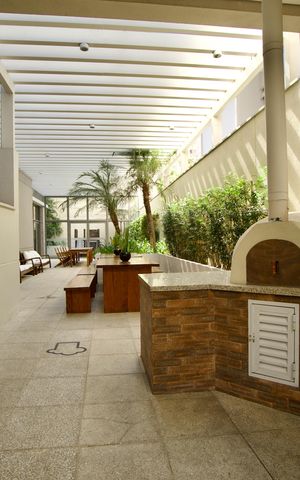 Apartamento à venda com 89m², 1 quarto e 2 vagas Apartamento à venda com 89m², 1 quarto e 2 vagasÁrea comum - Churrasqueira