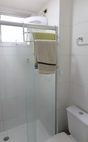 Apartamento à venda com 74m², 2 quartos e 1 vagaBanheiro da Suíte 1