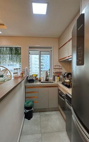 Apartamento para alugar com 53m², 1 quarto e 1 vagaCozinha