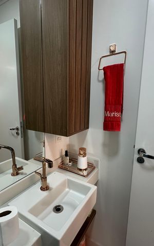 Apartamento para alugar com 53m², 1 quarto e 1 vagaLavabo
