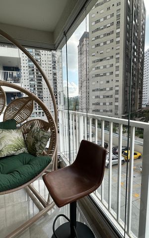 Apartamento para alugar com 53m², 1 quarto e 1 vagaVaranda da Sala