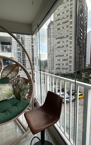 Apartamento para alugar com 53m², 1 quarto e 1 vagaVaranda da Sala