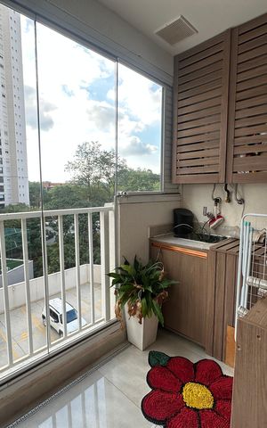 Apartamento para alugar com 53m², 1 quarto e 1 vagaChurrasqueira