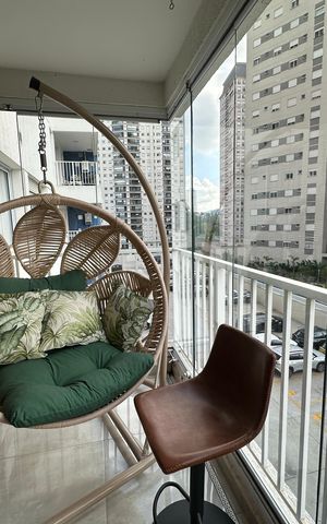 Apartamento para alugar com 53m², 1 quarto e 1 vagaVaranda da Sala