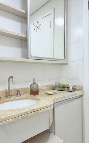 Apartamento à venda com 85m², 3 quartos e 1 vaga Apartamento à venda com 85m², 3 quartos e 1 vagaBanheiro 1