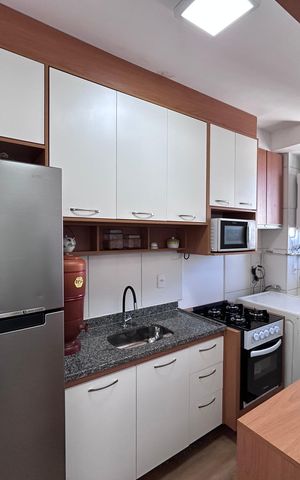 Apartamento à venda com 40m², 1 quarto e 1 vagaCozinha 