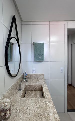Apartamento à venda com 40m², 1 quarto e 1 vagaBanheiro suíte 