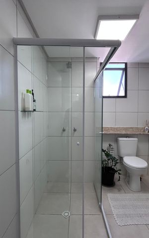 Apartamento à venda com 40m², 1 quarto e 1 vagaBanheiro da Suíte 1