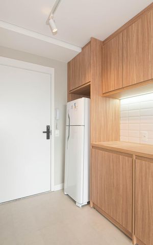 Studio à venda com 30m², 1 quarto e sem vaga Studio à venda com 30m², 1 quarto e sem vagaSala/cozinha