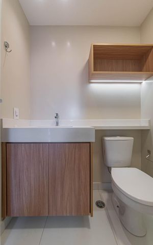 Studio à venda com 30m², 1 quarto e sem vaga Studio à venda com 30m², 1 quarto e sem vagaBanheiro