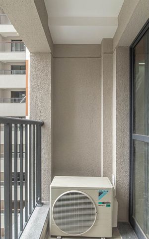 Studio à venda com 30m², 1 quarto e sem vaga Studio à venda com 30m², 1 quarto e sem vagaVaranda da Sala/cozinha