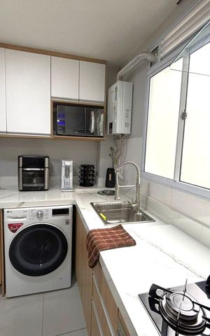 Apartamento à venda com 48m², 2 quartos e 1 vaga