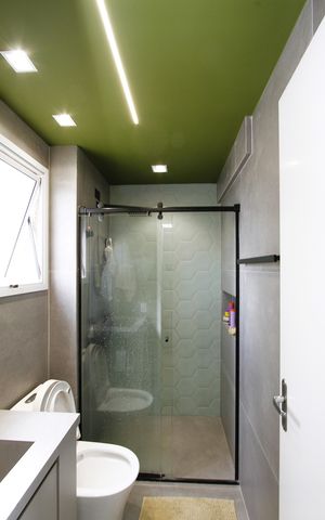 Apartamento à venda com 110m², 3 quartos e 2 vagasBanheiro da Suíte