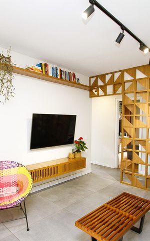 Apartamento à venda com 110m², 3 quartos e 2 vagasDetalhe Sala