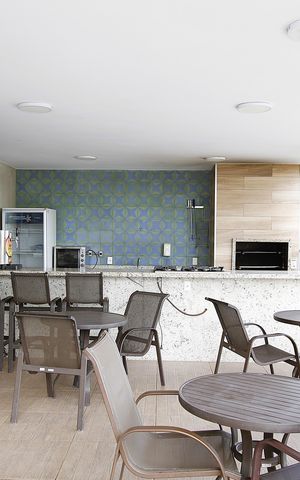 Apartamento à venda com 110m², 3 quartos e 2 vagasÁrea comum - Churrasqueira
