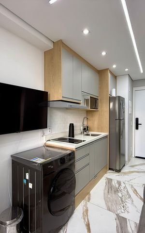 Studio para alugar com 25m², 1 quarto e sem vaga Studio para alugar com 25m², 1 quarto e sem vagaSala