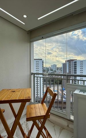 Studio para alugar com 25m², 1 quarto e sem vaga Studio para alugar com 25m², 1 quarto e sem vagaSacada