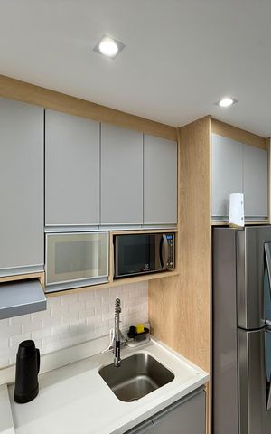 Studio para alugar com 25m², 1 quarto e sem vaga Studio para alugar com 25m², 1 quarto e sem vagaCozinha