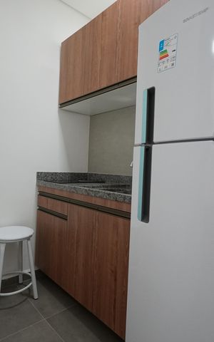 Studio para alugar com 18m², 1 quarto e sem vagaCozinha