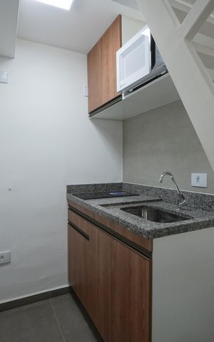Studio para alugar com 34m², 1 quarto e sem vagaCozinha