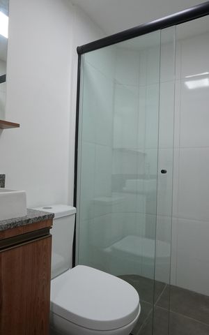 Studio para alugar com 34m², 1 quarto e sem vagaBanheiro