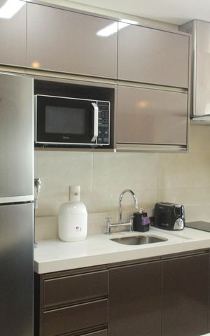 Apartamento para alugar com 106m², 1 quarto e 1 vagaCozinha e Área de Serviço