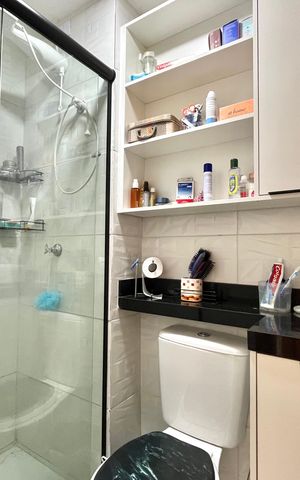 Apartamento à venda com 39m², 2 quartos e sem vaga Apartamento à venda com 39m², 2 quartos e sem vagaBanheiro