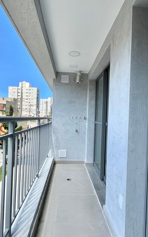 Apartamento à venda com 40m², 1 quarto e sem vaga Apartamento à venda com 40m², 1 quarto e sem vagaVaranda