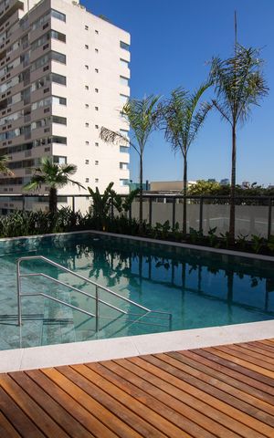 Studio à venda com 25m², 1 quarto e sem vaga Studio à venda com 25m², 1 quarto e sem vagaÁrea comum - Piscina
