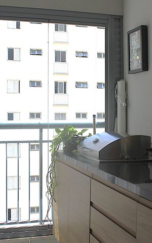 Apartamento à venda com 67m², 2 quartos e 1 vagaVaranda