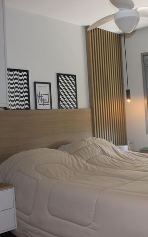 Apartamento à venda com 67m², 2 quartos e 1 vagaDormitório - Suíte
