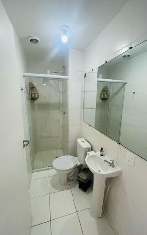 Apartamento à venda com 35m², 2 quartos e sem vaga Apartamento à venda com 35m², 2 quartos e sem vagaBanheiro