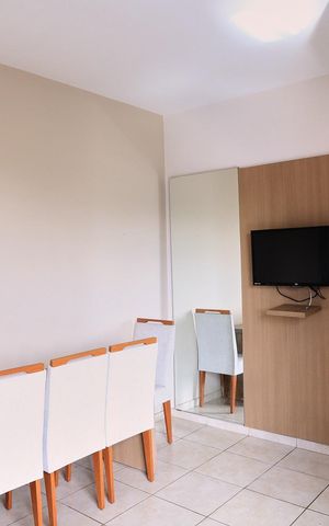 Apartamento para alugar com 55m², 1 quarto e 1 vaga Apartamento para alugar com 55m², 1 quarto e 1 vagaSala