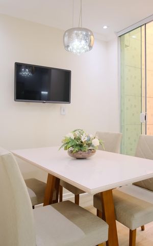 Casa de condomínio à venda com 147m², 3 quartos e 2 vagasSala de Jantar