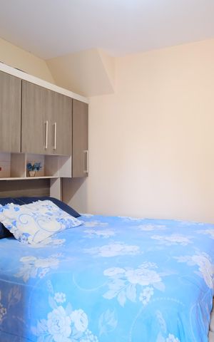 Casa de condomínio à venda com 119m², 2 quartos e 2 vagasSuíte 1