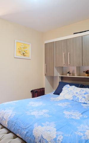 Casa de condomínio à venda com 119m², 2 quartos e 2 vagasSuíte 1