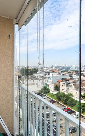 Apartamento à venda com 48m², 2 quartos e 1 vagaVaranda