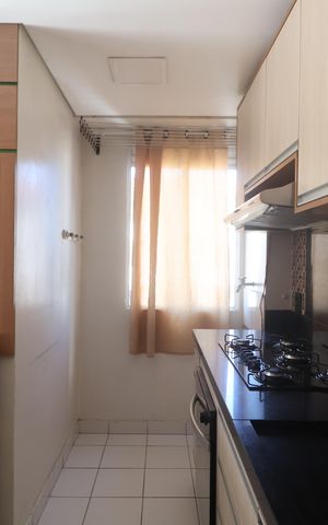 Apartamento à venda com 49m², 2 quartos e 1 vagaCozinha