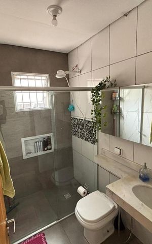 Casa à venda com 155m², 3 quartos e 1 vaga Casa à venda com 155m², 3 quartos e 1 vagaBanheiro - Casa 1