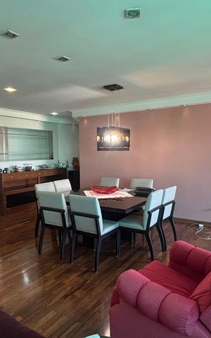 Apartamento para alugar com 216m², 4 quartos e 4 vagas Apartamento para alugar com 216m², 4 quartos e 4 vagasSala - Sala de Jantar