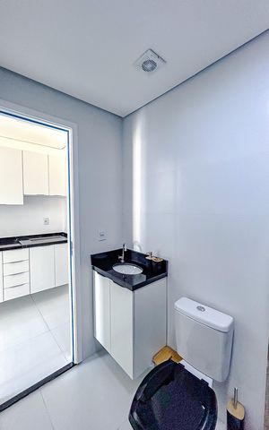Studio para alugar com 23m², 1 quarto e sem vagaBanheiro